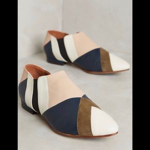 NEW Luiza Perea Patchwork Ankle Booties